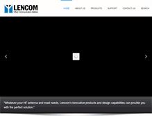 Tablet Screenshot of lencom.com.au